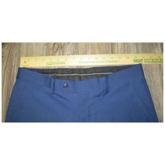 COMBATANT GENTLEMEN Blue Mini Windowpane Pants Size 30X30 Msre 31.5x29 - Picture 5 of 12